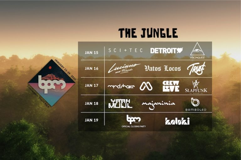 The Jungle Schedule + Nightly Tickets On Sale Now The BPM Festival