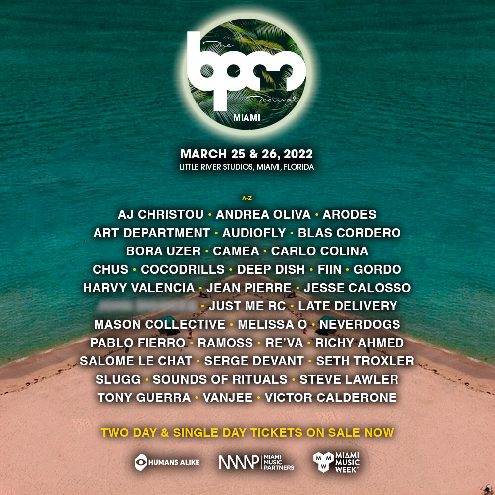 The BPM Festival Drop Massive MMW Lineup EDMTunes